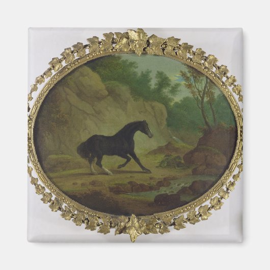 1792年、蛇におびえた馬(キャンバス上の油) マグネット (正面)