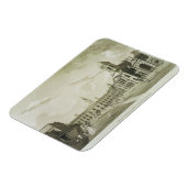 1792素晴らし年ダブリン城の宮廷造園 マグネット (左側)