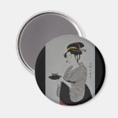 1793日本の年絵画頃 マグネット (正面/裏面)