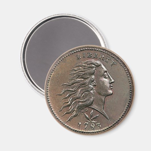 1793流毛USペニー磁石 マグネット (正面/裏面)