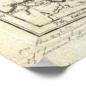 1794ジャーンバプティスト・ブルギニョン・ダンヴィルのイタリアの地図 ポスター (角)