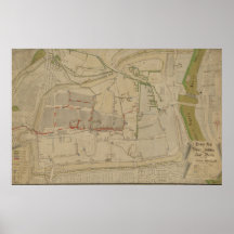 1794年のゲルリッツの水道システム計画図