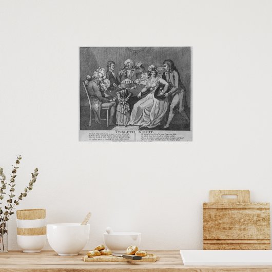 1794年十二夜 ポスター (キッチン)