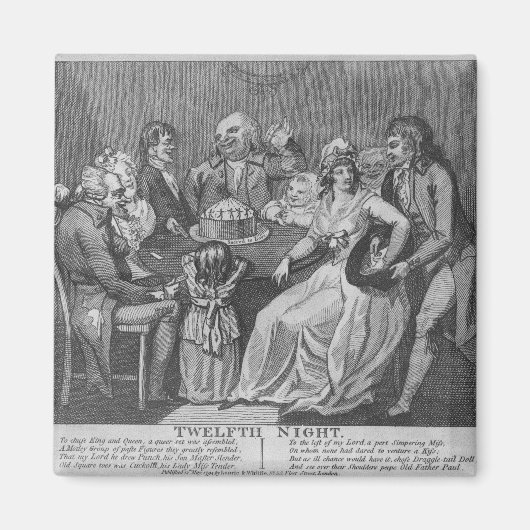 1794年十二夜 マグネット (正面)