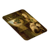 1794年、豚小屋を覗く少年(キャンバス上の油) マグネット (右側)