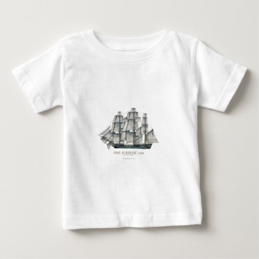 1796年のHMSの驚きの芸術 ベビーTシャツ (正面)