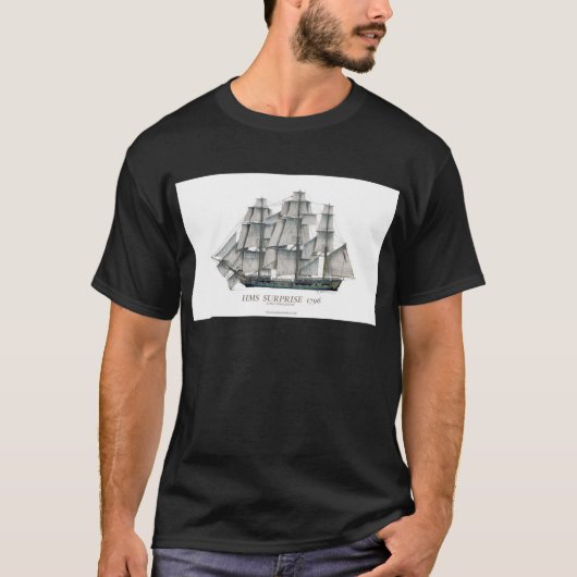 1796年のHMSの驚きの芸術 Tシャツ (正面)