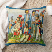1796年頃のナポレオンの兵士達 クッション (ブランケット)
