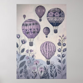 1797フローティングホットエアバルーン ポスター