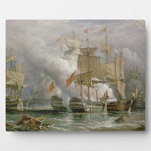 1797年2月14日、セントビンセント岬の戦い フォトプラーク (正面)