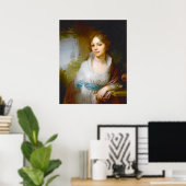 1797年 – M.I.Lopukhinaのポートレート ポスター (ホームオフィス)