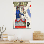 1798ヴィンテージのポスター – ファッションバルーニング・アート ポスター (キッチン)