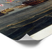 1798年のナイルの戦い威厳があるが刻まれた ポスター (角)