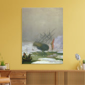 1798年12月12日に北極海で出荷 キャンバスプリント (インサイチュ (リビング))