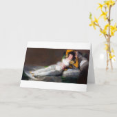 〒1798年~1803年フランシスコゴヤ市衣馬舎 カード (黄色い花)