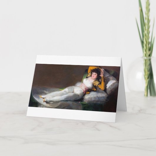 〒1798年~1803年フランシスコゴヤ市衣馬舎 カード (正面)