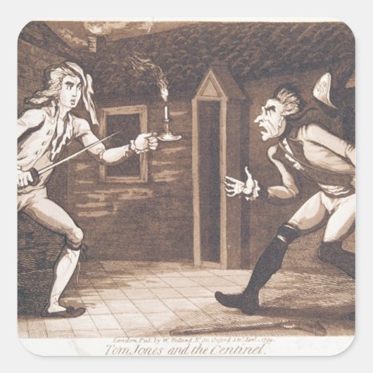 1799年のトム・ジョーンズとサントネル スクエアシール (正面)