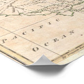 1799年英国ラージカリブのア地図 ポスター (角)