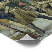 1799年、1880年に悪魔の橋を渡るスヴォロフ ポスター (角)