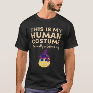 17 これが私の人間のコスチューム モルモットです Tシャツ