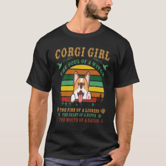 17 コーギー 魔法使いの魂 コーギー Tシャツ