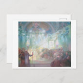 #17 聖なるアトス山、ムーハ ポストカード (正面/裏面)