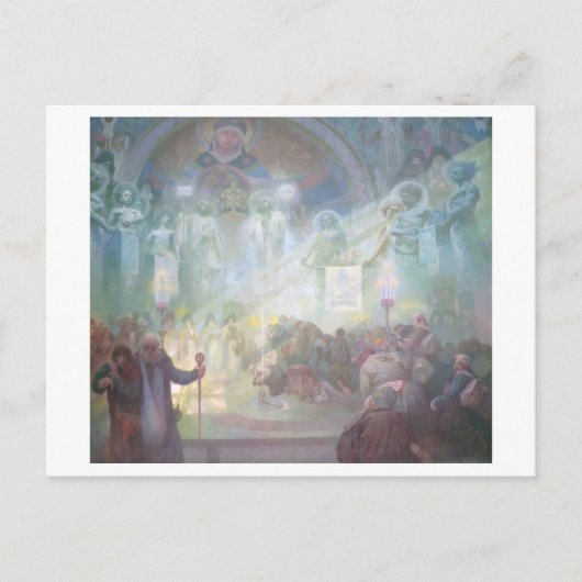 #17 聖なるアトス山、ムーハ ポストカード (正面)