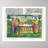 17 1-11番のアーロンの祭壇の上の開花たち ポスター (正面)