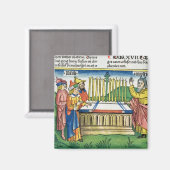 17 1-11番のアーロンの祭壇の上の開花たち マグネット (正面/裏面)