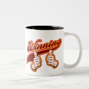 $17.95 2つに勝つことはコーヒー・マグにある調子を与えました ツートーンマグカップ