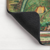 17 Century Antique London Street Map マウスパッド (コーナー)