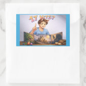 17 HITS? Funny RPG Anime T-Shirt | Dungeon Master  長方形シール (バッグ)