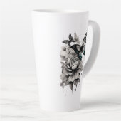 17 oz大ラテマグカップ – バタフライトランスフォーメーション カフェラテマグ (右アングル)