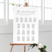17 Tables Favorite People Acrylic Seating Chart アクリルサイン