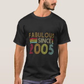 17 Years Old Retro Fabulous 2005 Limited Editon 17 Tシャツ (正面)