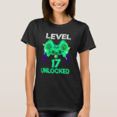 17 Yrs Old Boy Level 17 Unlocked Awesome 2005 Birt Tシャツ (正面)