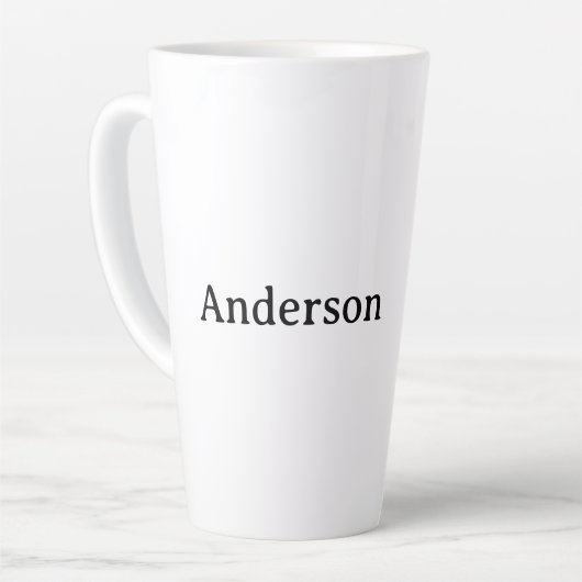 17oz 大型マグカップ オリジナルデザイン カフェラテマグ (左アングル)