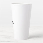 17oz 大型マグカップ オリジナルデザイン カフェラテマグ (正面)