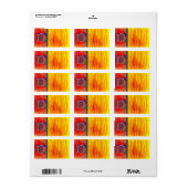 17thセンチュリーレターD住所 シール (フルシート)