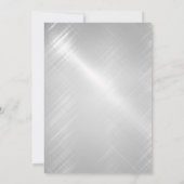 17thボーイ10代のブルー誕生日招待状 招待状 (裏面)