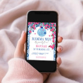 17thマンマミアサントリーニ踊りクイーン誕生日 招待状