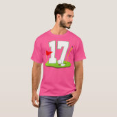 17th誕生日ゴルフプレーヤー17歳誕生日Pa Tシャツ (正面フル)