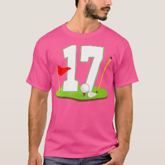 17th誕生日ゴルフプレーヤー17歳誕生日Pa Tシャツ
