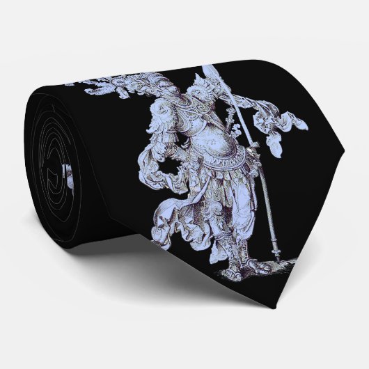 17th century soldier print  ネクタイ (ロール)