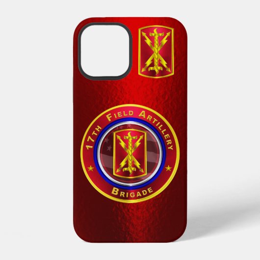 17th Field Artillery Brigade オリジナルグッズ iPhoneケース (裏面)