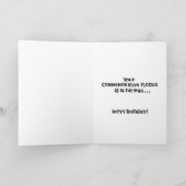 18おもしろい番目の誕生日カード カード (内部)