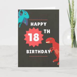 18おもしろい番目の誕生日カード – 未成熟 カード