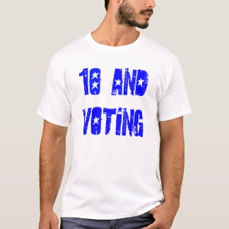 18および投票 Tシャツ