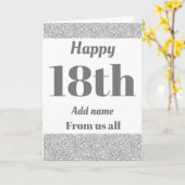 18かわいらしパーソナライズされた日の誕生日カード カード (黄色い花)