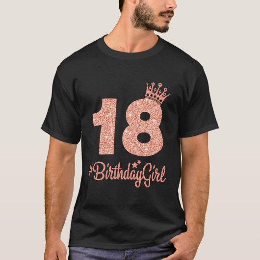 18の甘い18番目のKクラウン Tシャツ (正面)